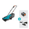 Gardena tondeuse à gazon à batterie easymax 3218v p4a set 40