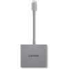 Hub USB Lenovo USB-C 4 en 1 Gen2 (gris)
