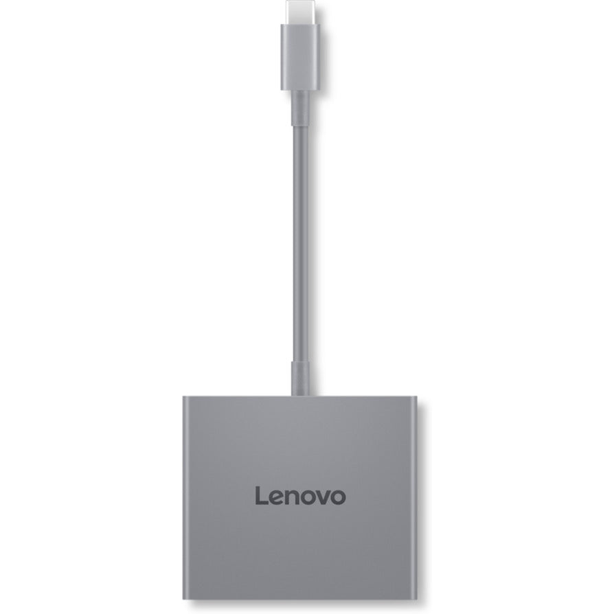 Hub USB Lenovo USB-C 4 en 1 Gen2 (gris)