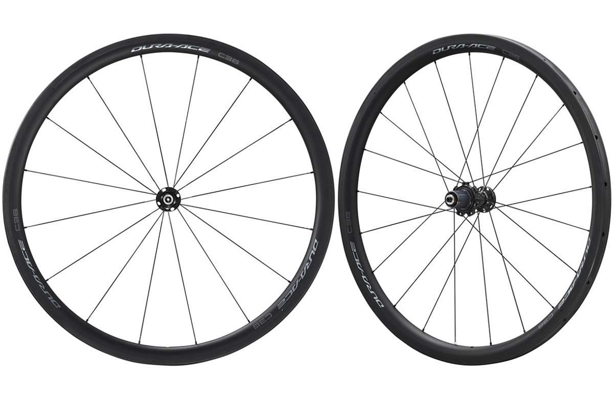 Paire de roues tubulaires en carbone Shimano Dura Ace wh-r9200-tu 28