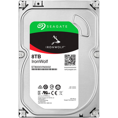 Seagate Seagate ST8000VN004 Ironwolf, 3,5, 8 To, 7200 tr / min, 256 Mo, SATA3