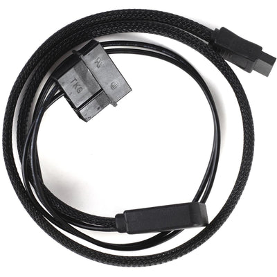 Silverstone Slim SATA 2-en-1 Câble de données + Adaptateur d'alimentation