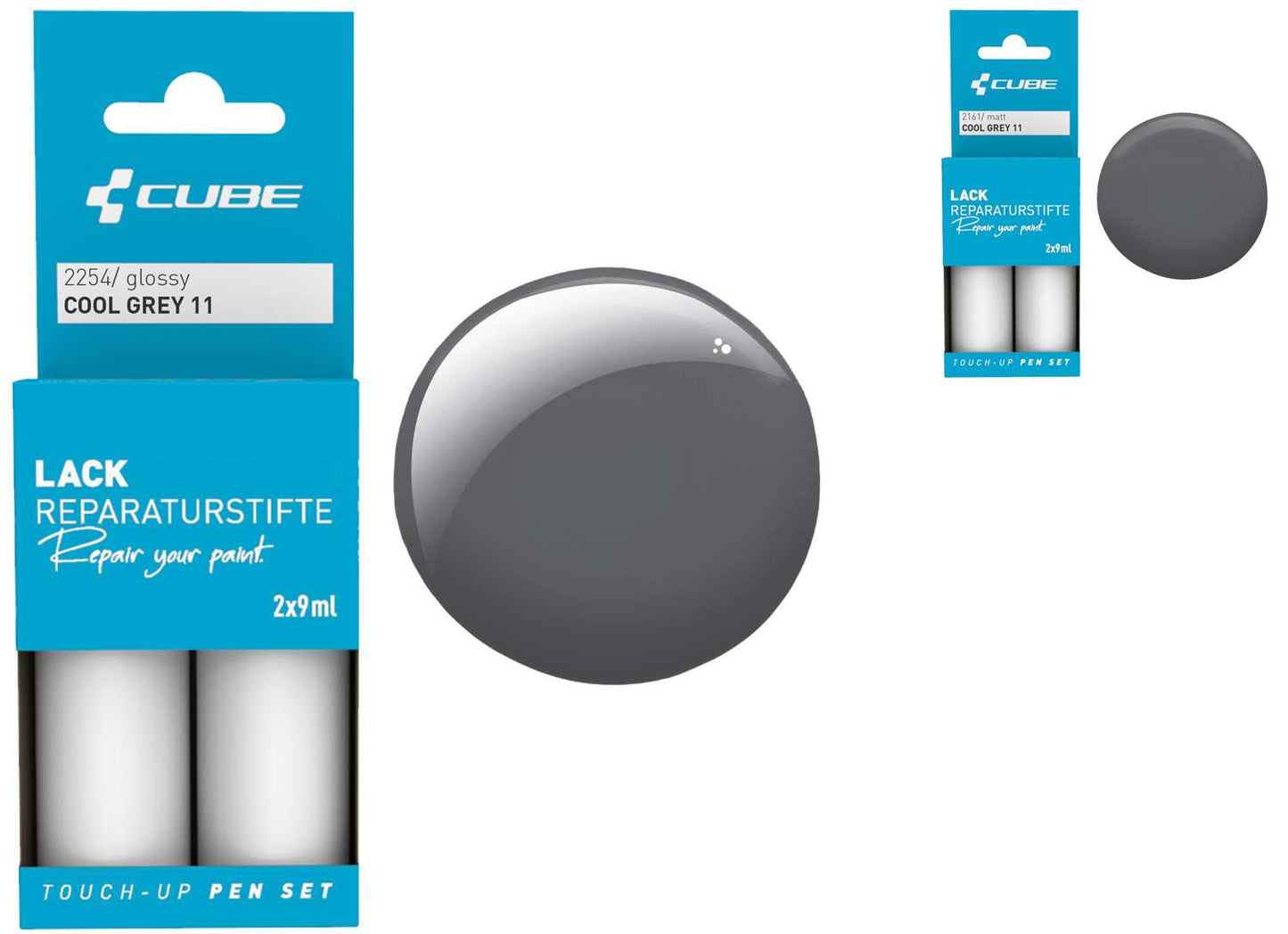 Set de stylos de retouche Cube gris froid 11