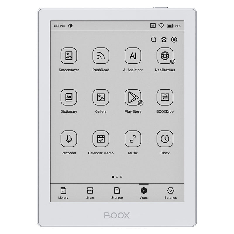 Liseuse Boox go 6 (blanc, 2 Go | 32 Go | android 11)