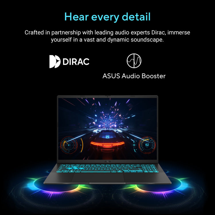 Ordinateur portable de jeu Asus v16 fx3607vp-rp003ws 16 (noir | core 7 240h | rtx 5070 | 16 go | SSD 1 to)