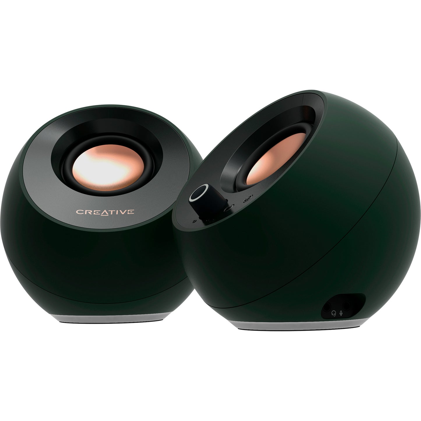 Enceinte PC Creative Pebble Pro (noir, AUX, USB-A, USB-C, Bluetooth 5.3, RVB)