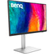 Moniteur Benq PD2730S 27 5K UHD (blanc argent, HDMI, DisplayPort, audio, Thunderbolt 4, USB-C)