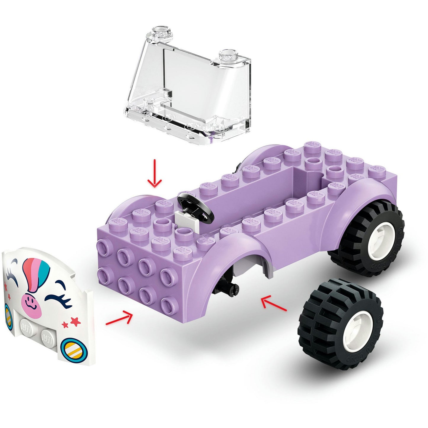 LEGO Friends 42675 Voiture de livraison de gâteau licorne | 2 pièces