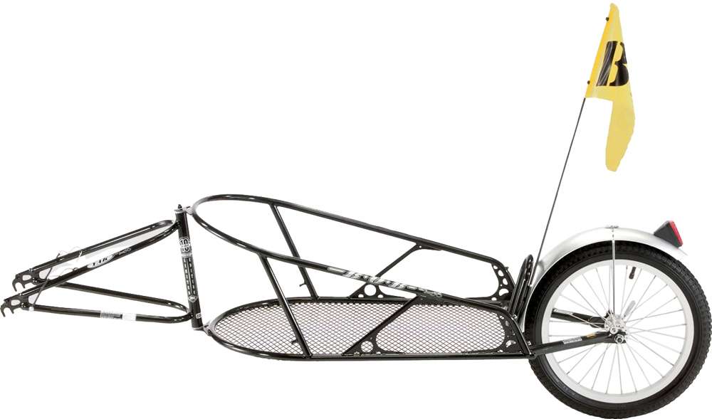 Remorque vélo Bob yak noire sans sac