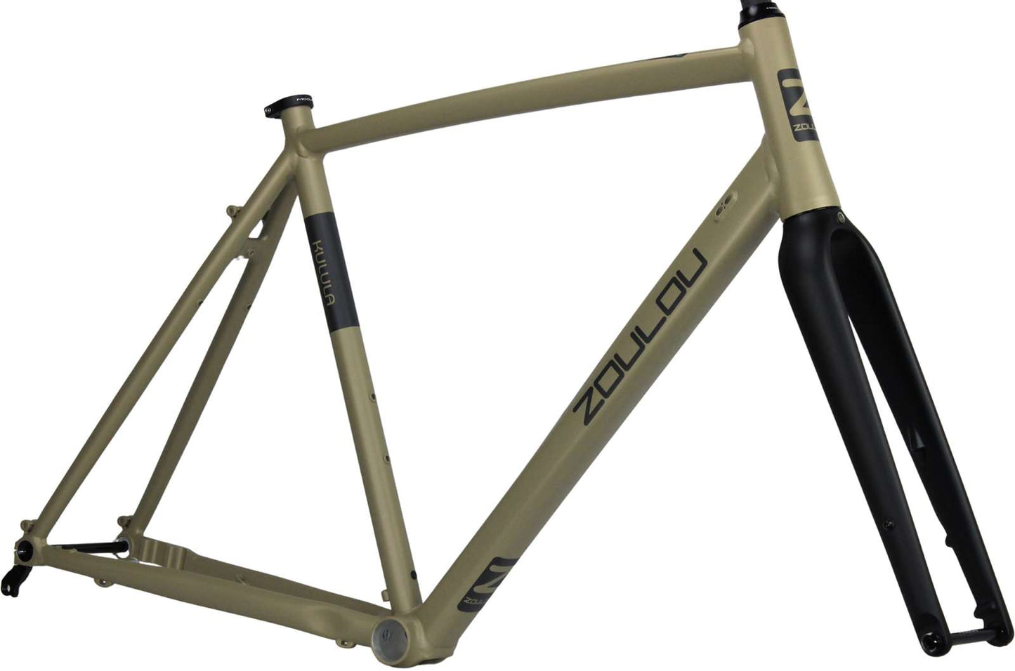 Zoulou kulula randonneur cadre set incl. fourche entièrement en carbone