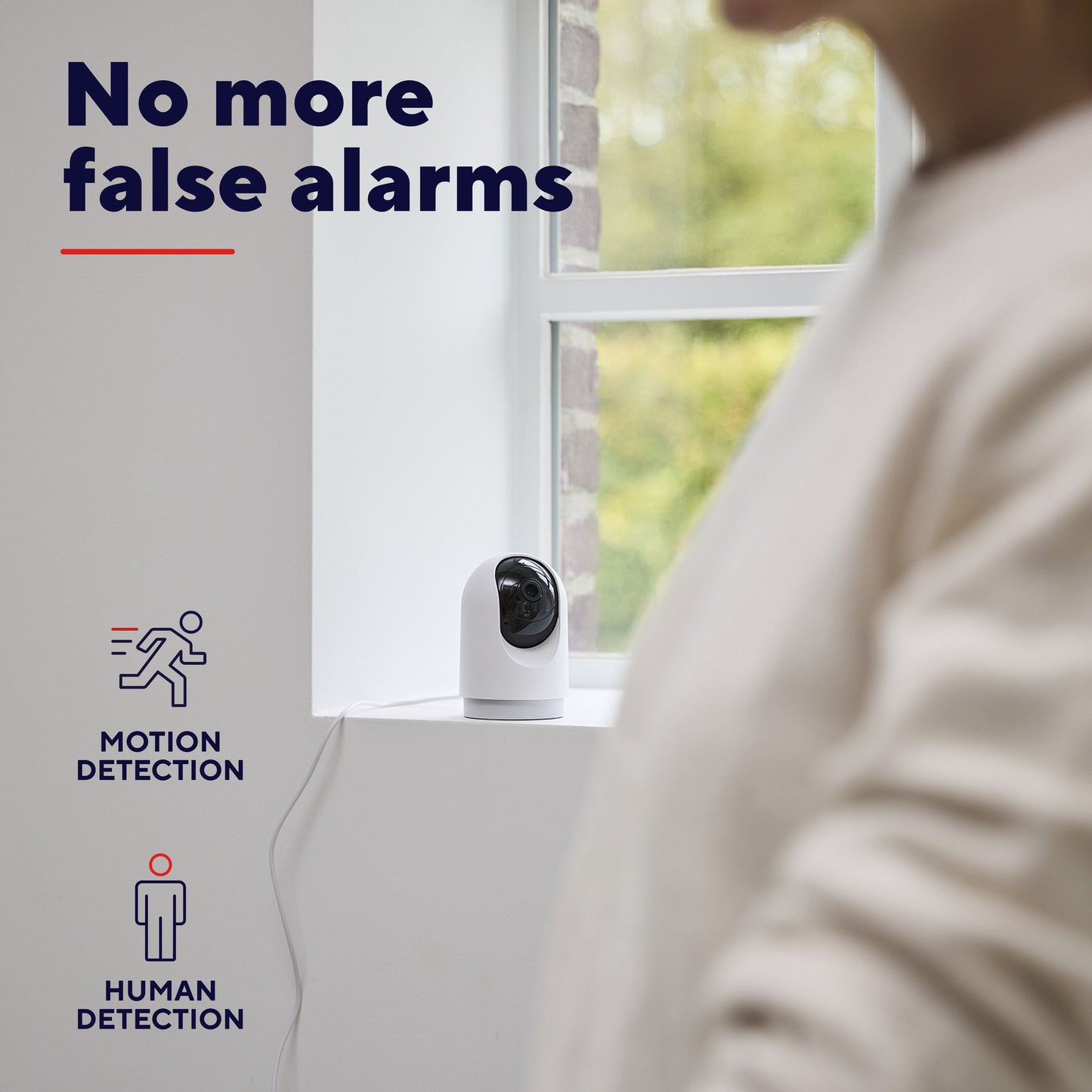 Caméra de sécurité Trust ipcam-2700 360° (blanche, WiFi 2,4 ou 5 GHz)