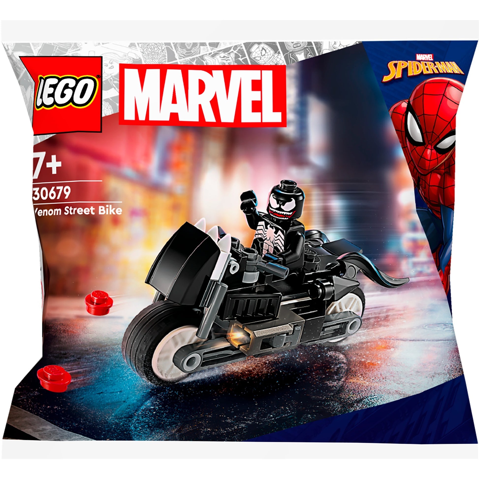 Lego Marvel - jouet de construction de vélo de rue Venom (30679)