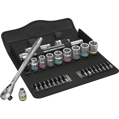 Wera 8100 SB 11 Set Set Metal Ratest Metal Zyklop, 3 8