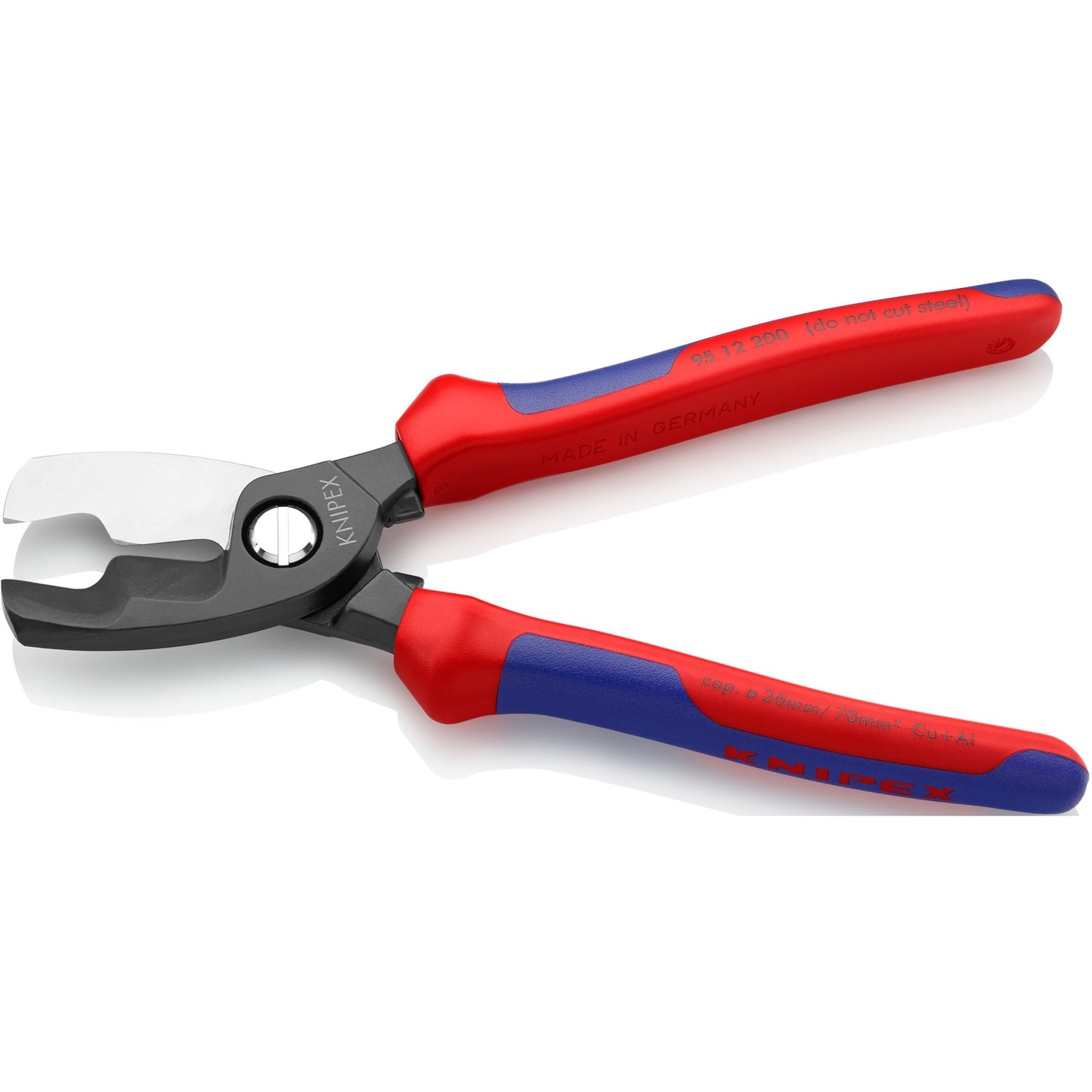 Ciseaux de câble Knipex avec bords de coupe double 9512200