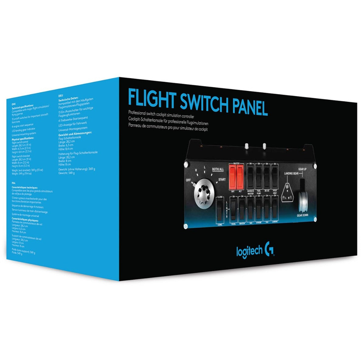 Panneau d'interrupteur de vol Logitech Saiteek