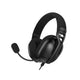 Casque de jeu supra-auriculaire USB Hator hyperpunk 3 (noir, son surround virtuel 7.1, USB-A USB-C Bluetooth)