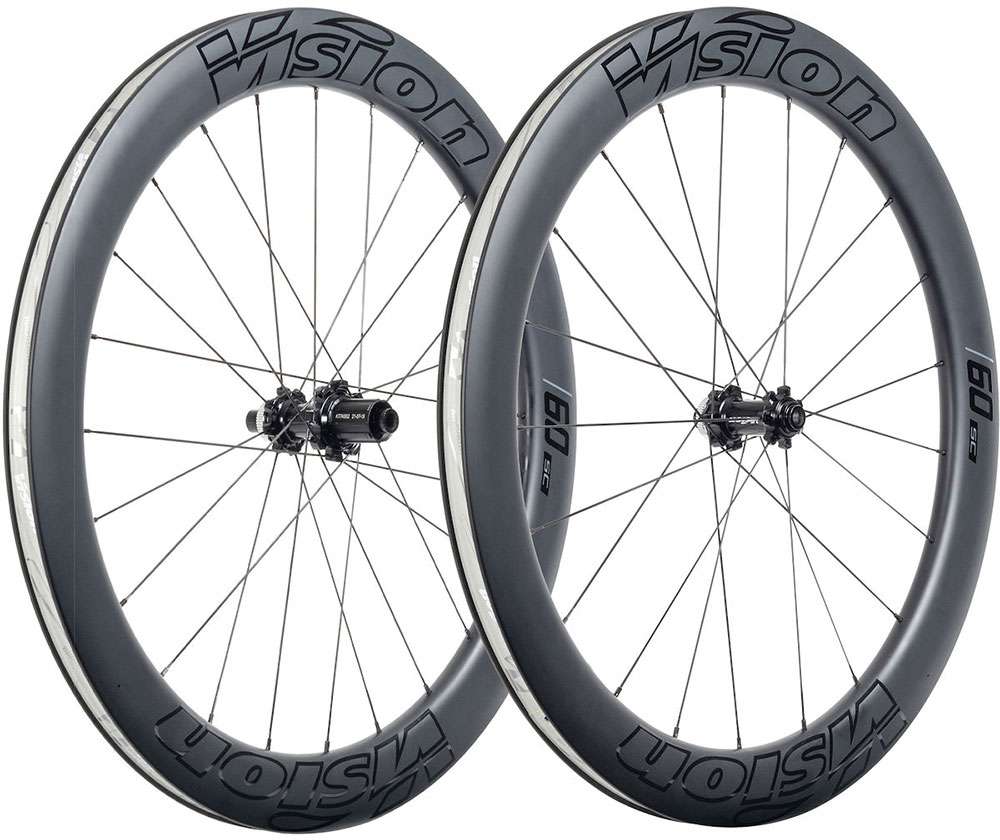 Paire de roues carbone Vision sc 60 disc tlr