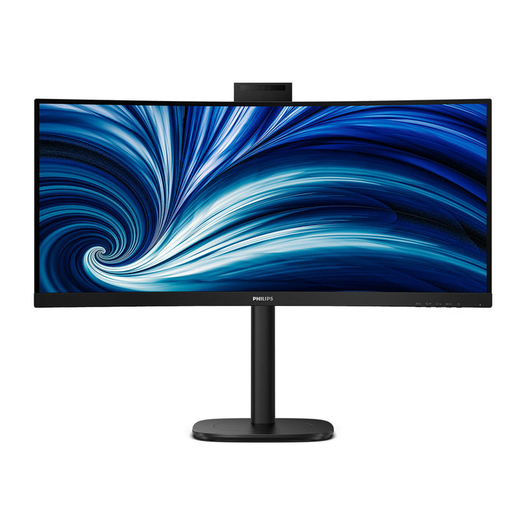 Philips 34b2u3600ch 34 moniteur ultra-large incurvé (noir, 2x HDMI, port d'affichage, 3x USB-A, USB-B, USB-C, RJ-45)
