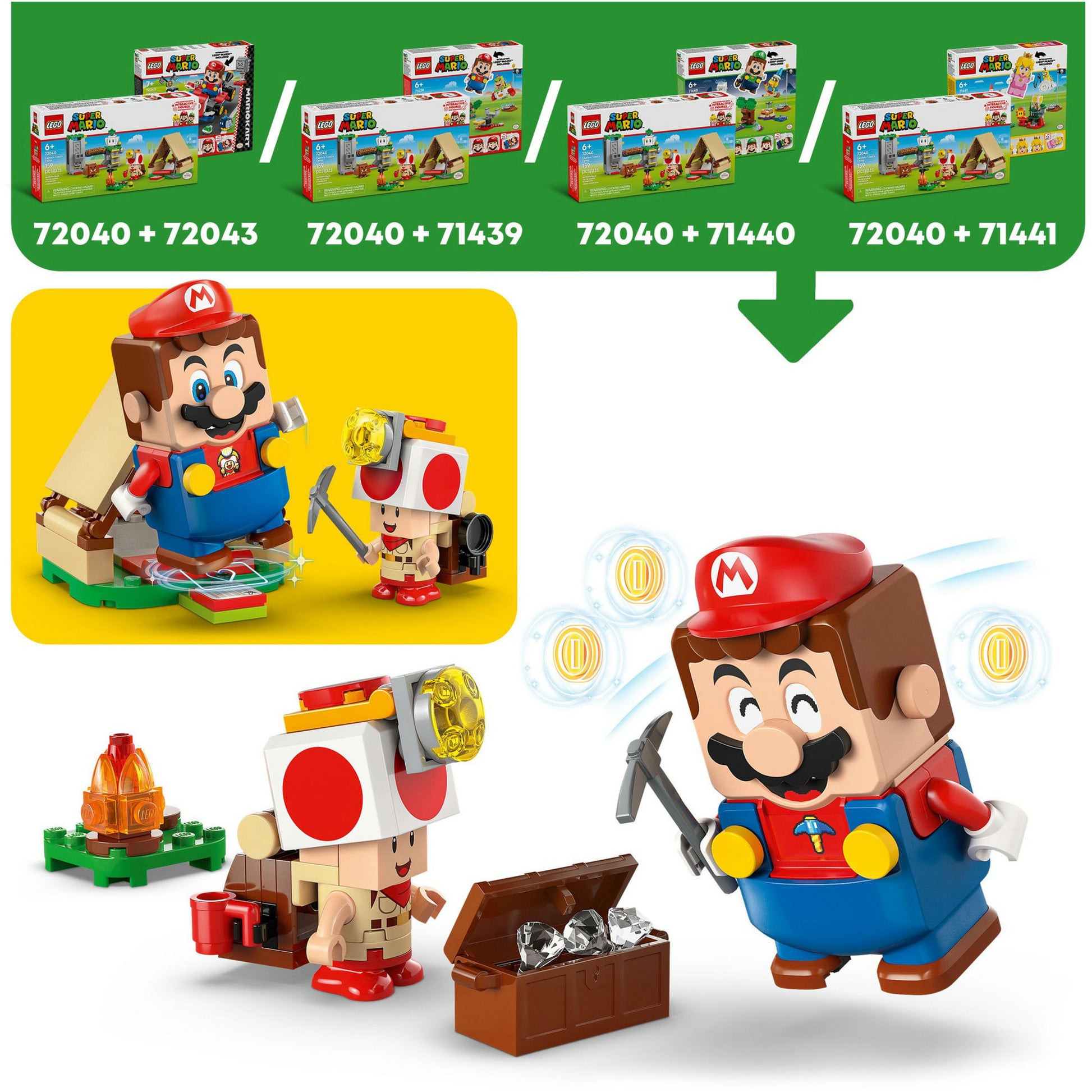LEGO Super Mario 72040 Toad Boss Camping Site