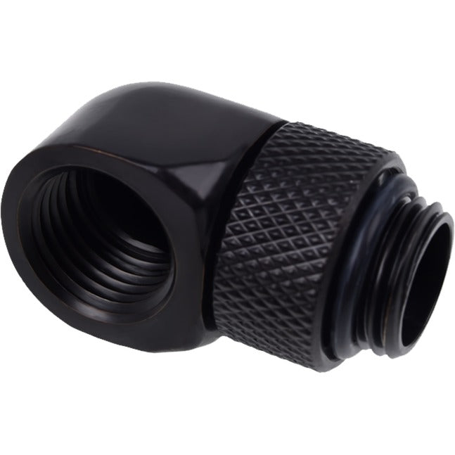 Alphacool eiszapfen connecteur en L rotatif g1 4 ag vers g1 4 ig connexion (noir)