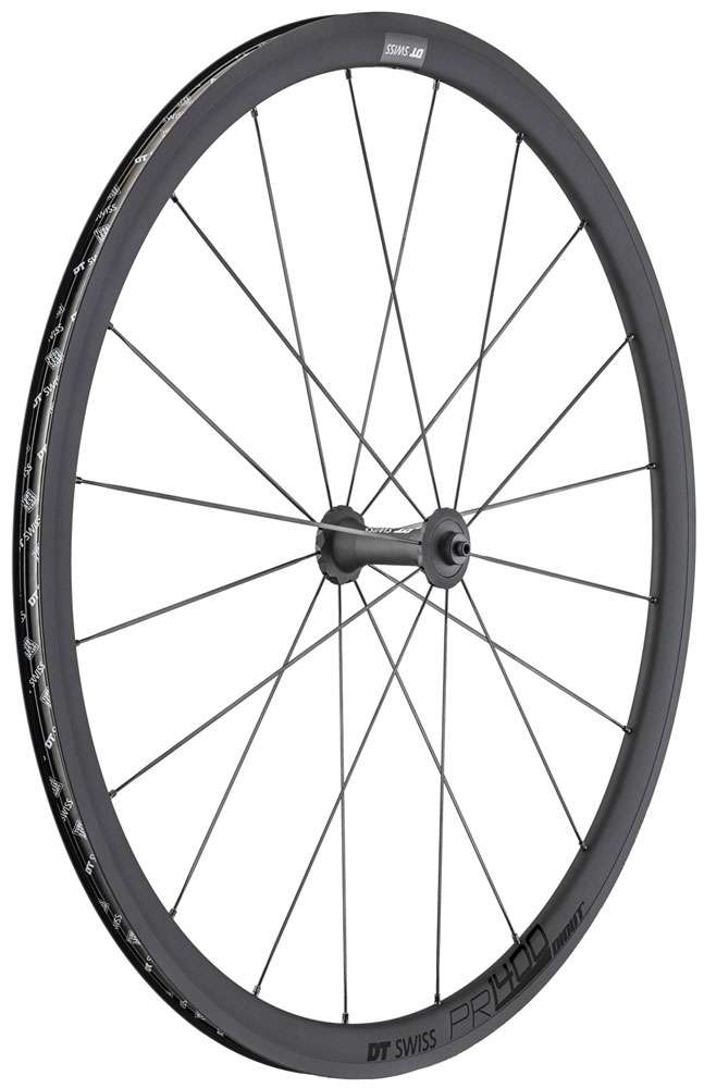 Roue avant Dt swiss pr 1400 dicut oxic 32 mm