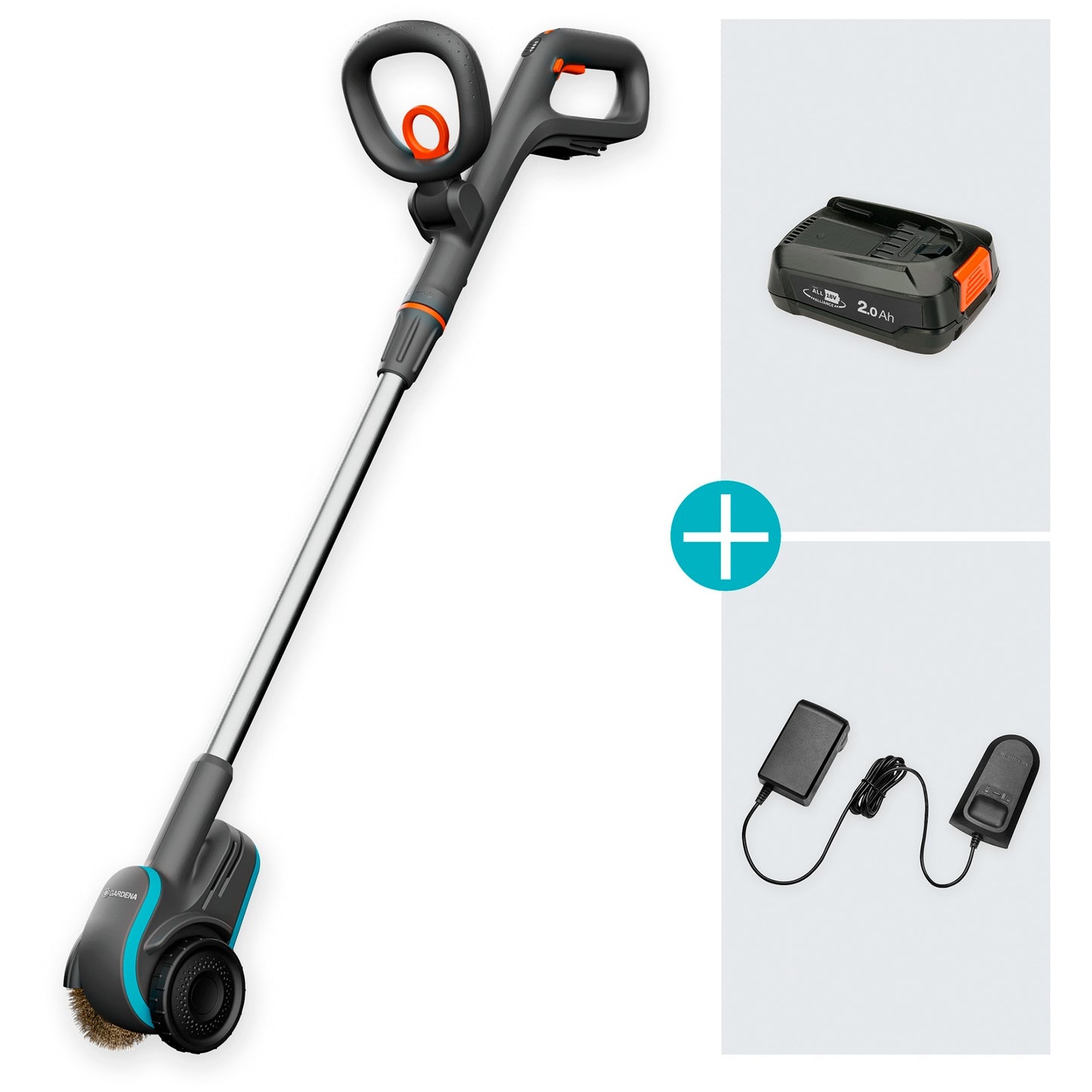 Gardena Easyweed Battery-Square Brush 1800 18V P4A utilisateurs