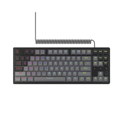Lorgar azar 514tkl, clavier de jeu (noir, disposition américaine, logar dream, tkl, rgb)