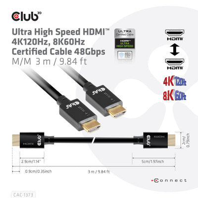 Club 3D HDMI Ultra à grande vitesse