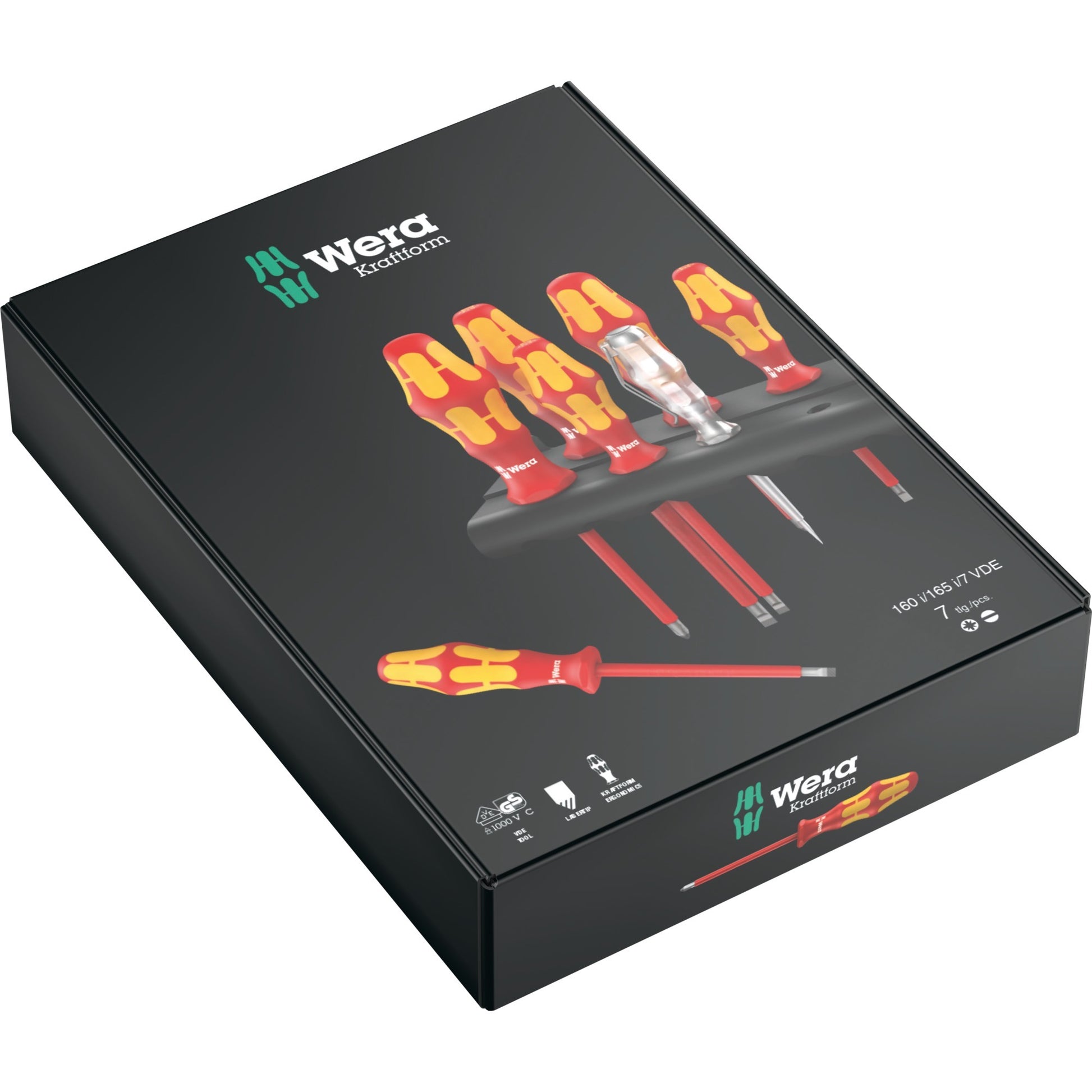 Wera 160 I 165 I 7 Set Kraftform Plus S