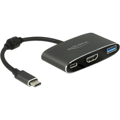 Delock usb-c mâle> HDMI femelle + usb-a + usb-c pd