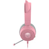 Casque de jeu supra-auriculaire Razer Kraken Kitty V3 X Quartz (rose gris)