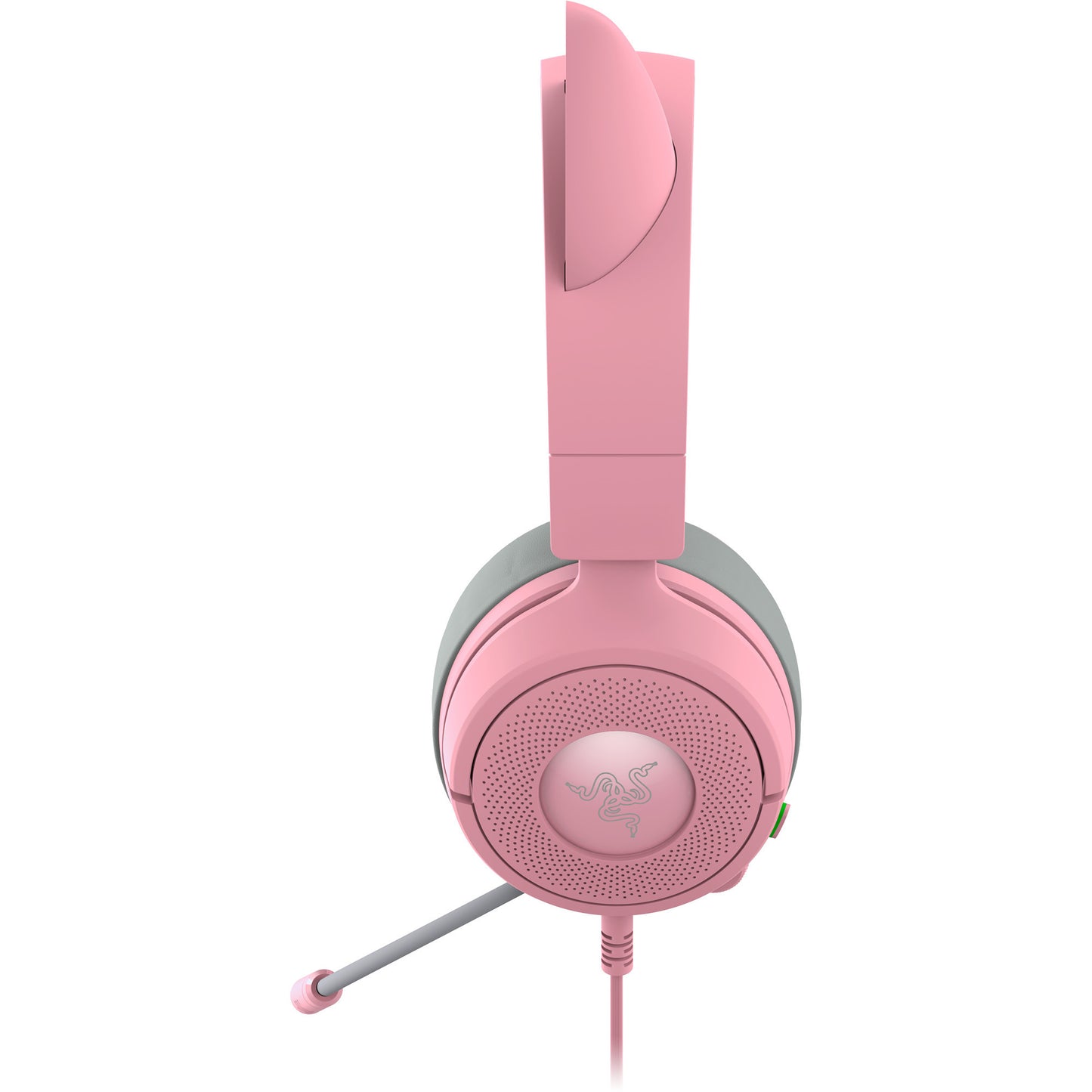 Casque de jeu supra-auriculaire Razer Kraken Kitty V3 X Quartz (rose gris)
