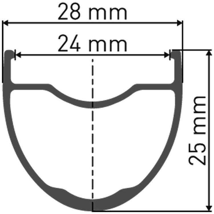 Roue avant Dt swiss gr 1600 spline® 25 28 disque