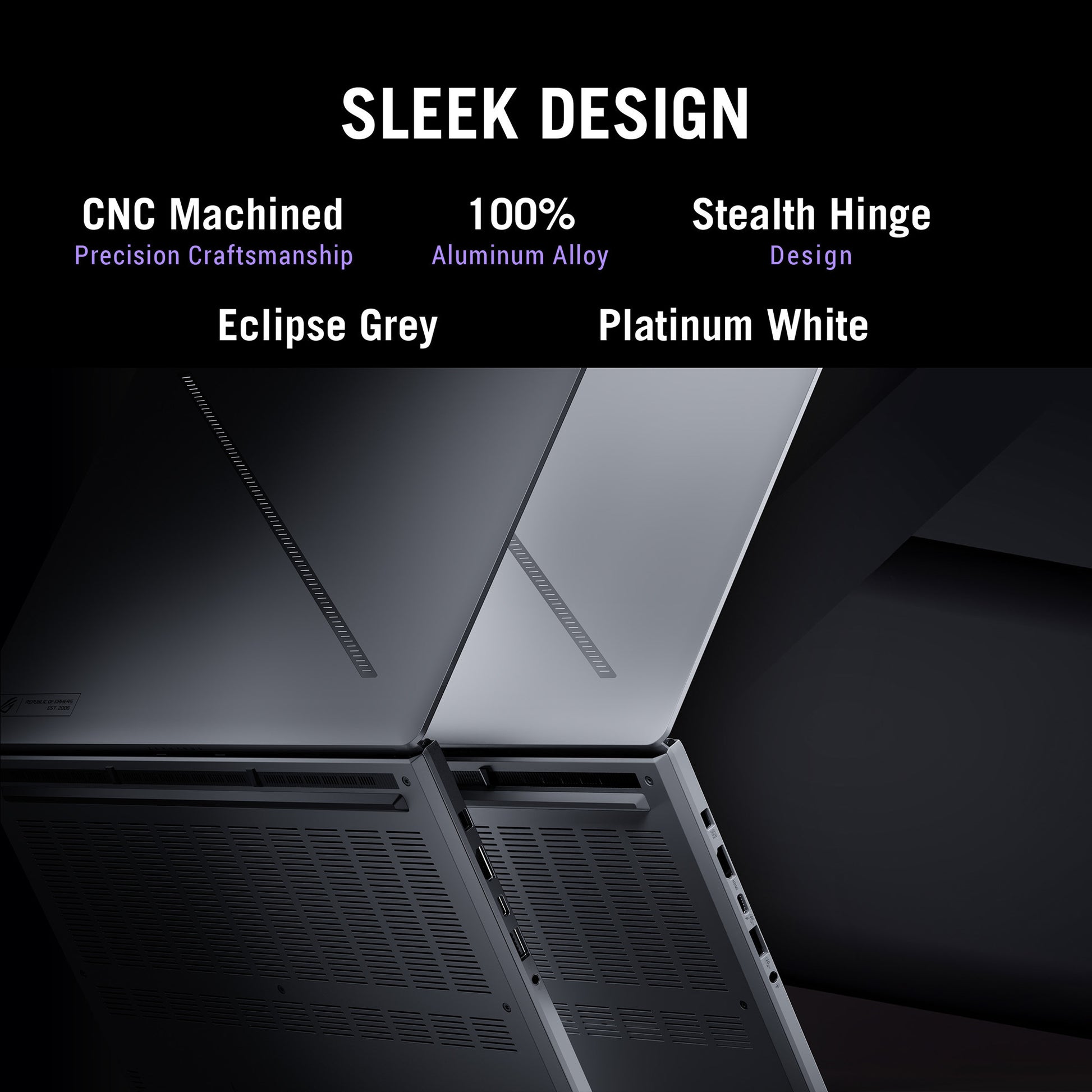 Ordinateur portable de jeu Asus Rog Zephyrus G14 Ga403um-QS024W 14 Copilot+ (Blanc | Ryzen 9 270 | RTX 5060 | 16 Go | SSD 1 To | OLED)