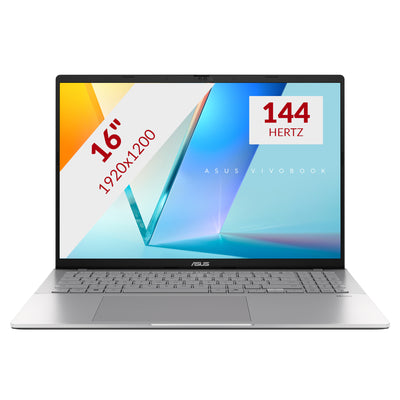 Asus vivobook s16 s3607aa-sh016w 16 copilot+ ordinateur portable (argent | ultra 7 355 | graphiques intel arc | 32 go | SSD 1 to | OLED)