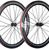 Paire de roues en carbone Vision Service Course 55 à pneu à disque TLR