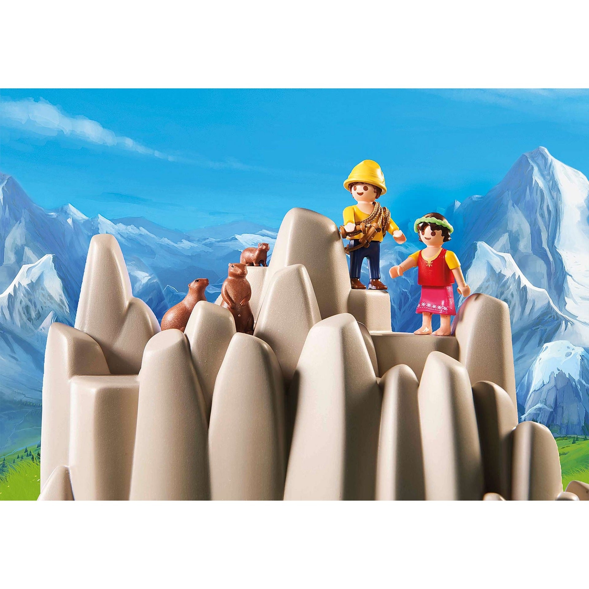Playmobil 70254 Heidi, Klara et Peter au lac