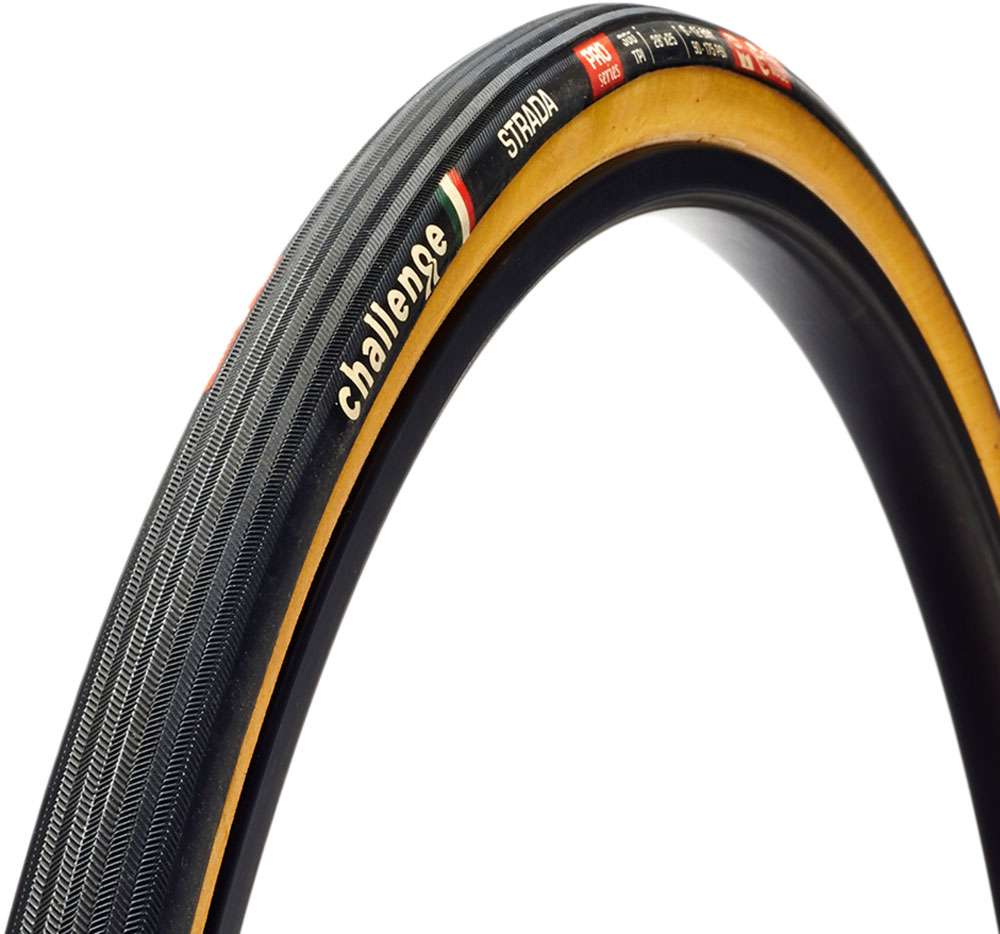 Challenge Strada pro boyau 700x25c noir marron