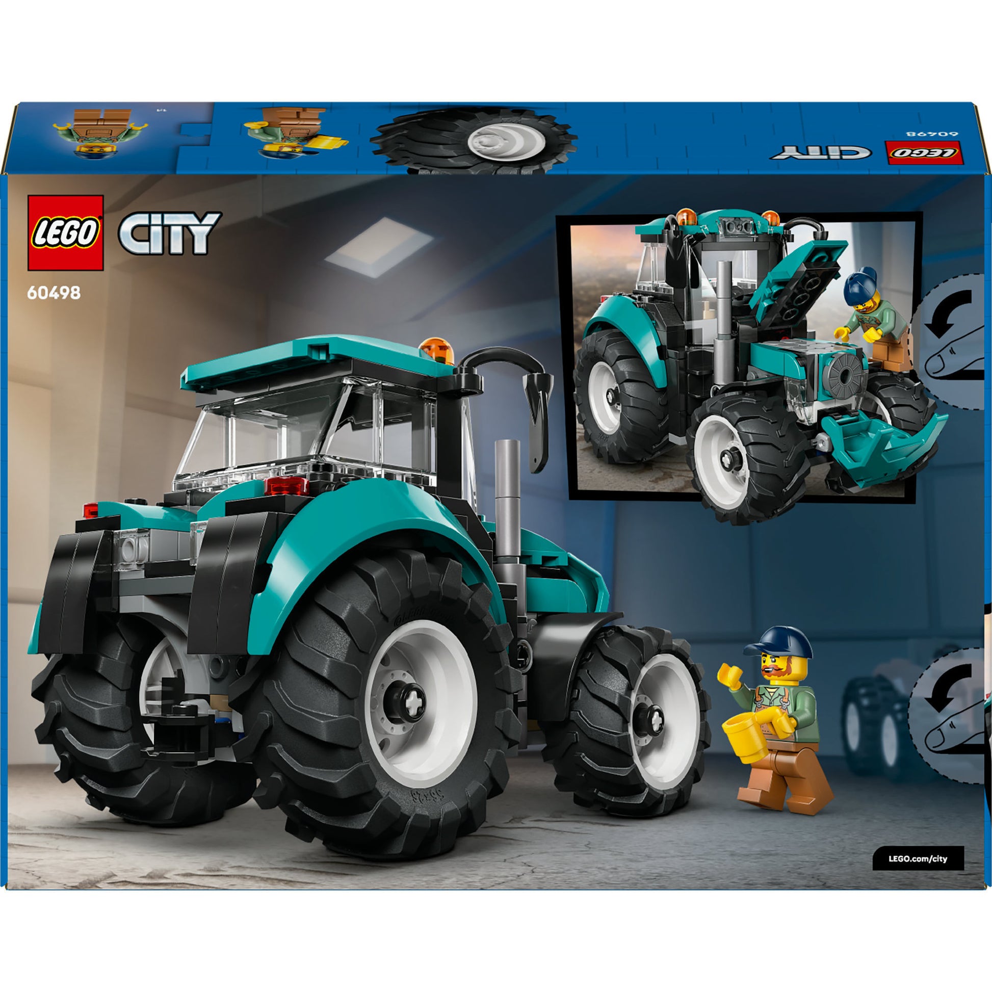 Lego City Great Vehicles 60498 Tracteur | 2 pièces
