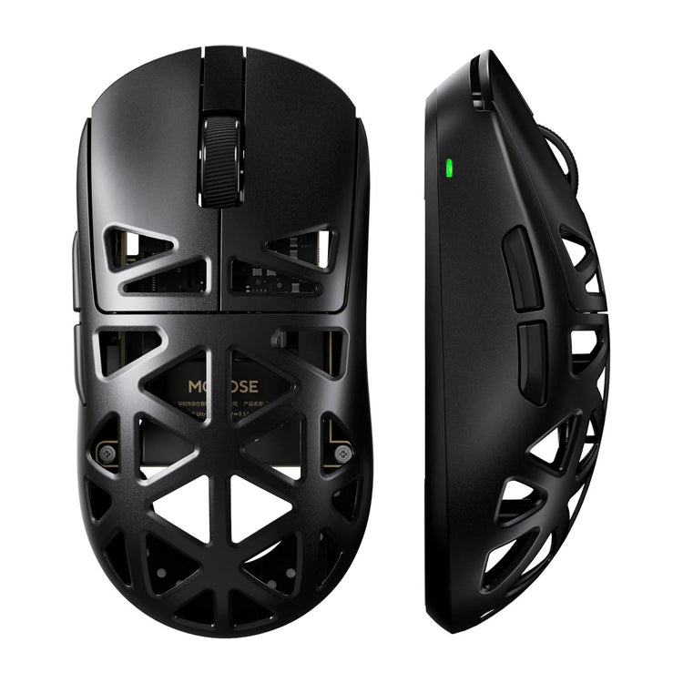 Souris de jeu sans fil Mchose a7x ultra en alliage de magnésium (noir, jusqu'à 40 000 dpi, Bluetooth USB-C 2,4 GHz)