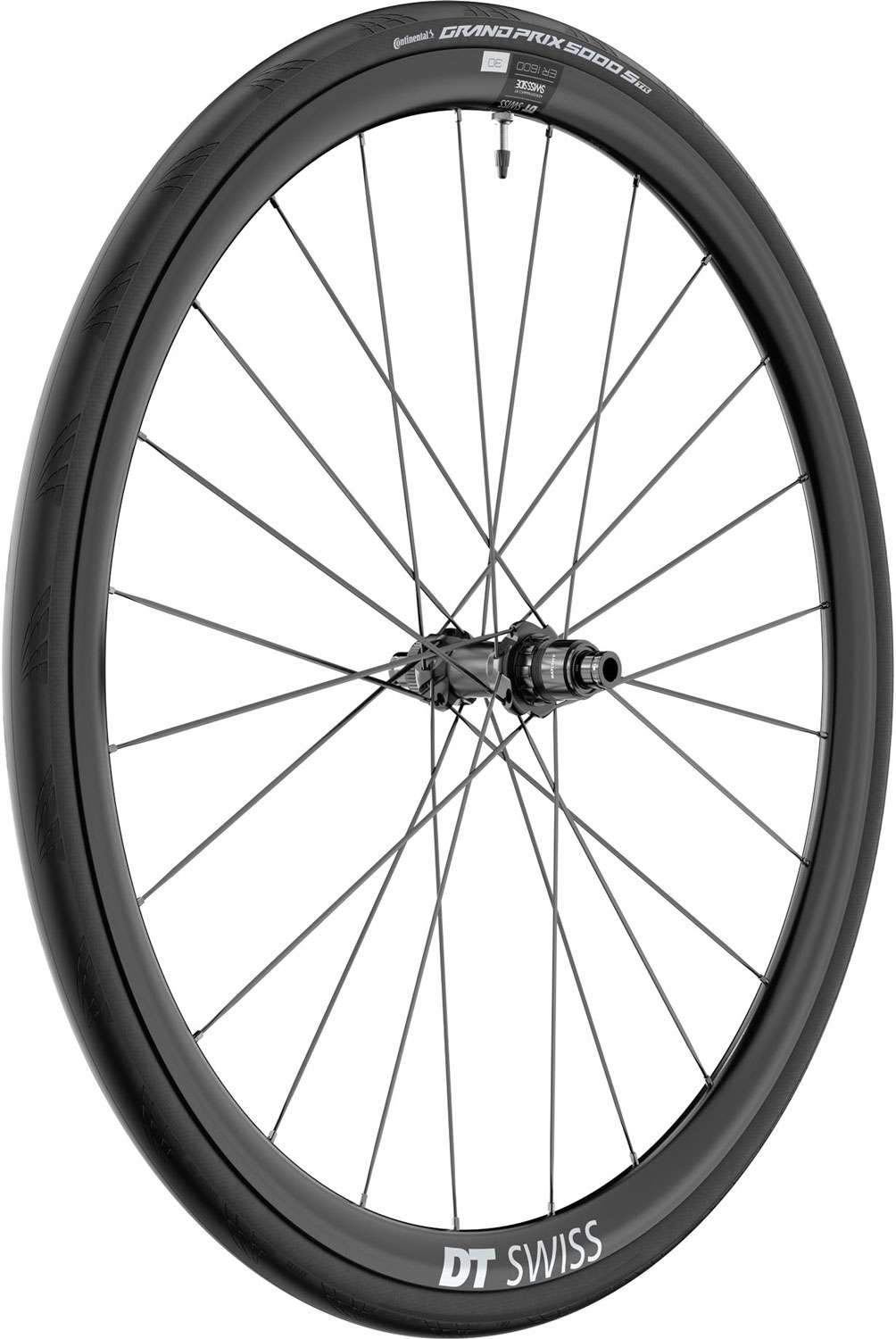 Roue arrière Dt swiss er 1600 spline® wts db 28 cl 30mm