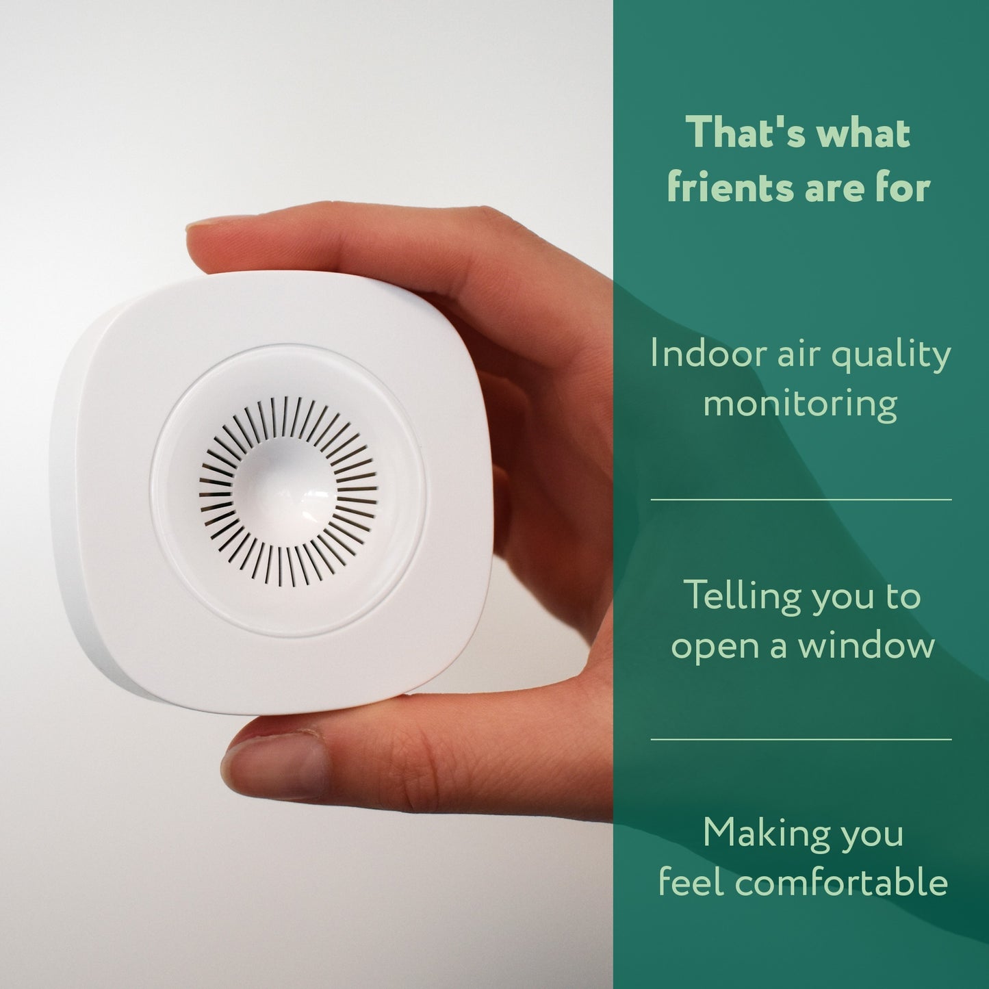 Capteur de qualité de l'air Friend