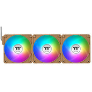 Thermaltake ct120 ex reverse argb sync ventilateur de refroidissement PC sable de gravier (pack de 3 ventilateurs) ventilateurs de boîtier (marron clair, 3 pièces, 120 x 120 x 25 mm, pwm) - afbeelding 2