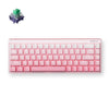 Clavier de jeu à commutateur magnétique à effet Hall Mchose Ace 68 (blanc, disposition américaine (qwerty), dieu magnétique Kailh, 65 %, RVB, échange à chaud, touches PBT, USB-C, capteur à effet Hall)