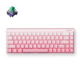 Clavier de jeu à commutateur magnétique à effet Hall Mchose Ace 68 (blanc, disposition américaine (qwerty), dieu magnétique Kailh, 65 %, RVB, échange à chaud, touches PBT, USB-C, capteur à effet Hall) - afbeelding 1