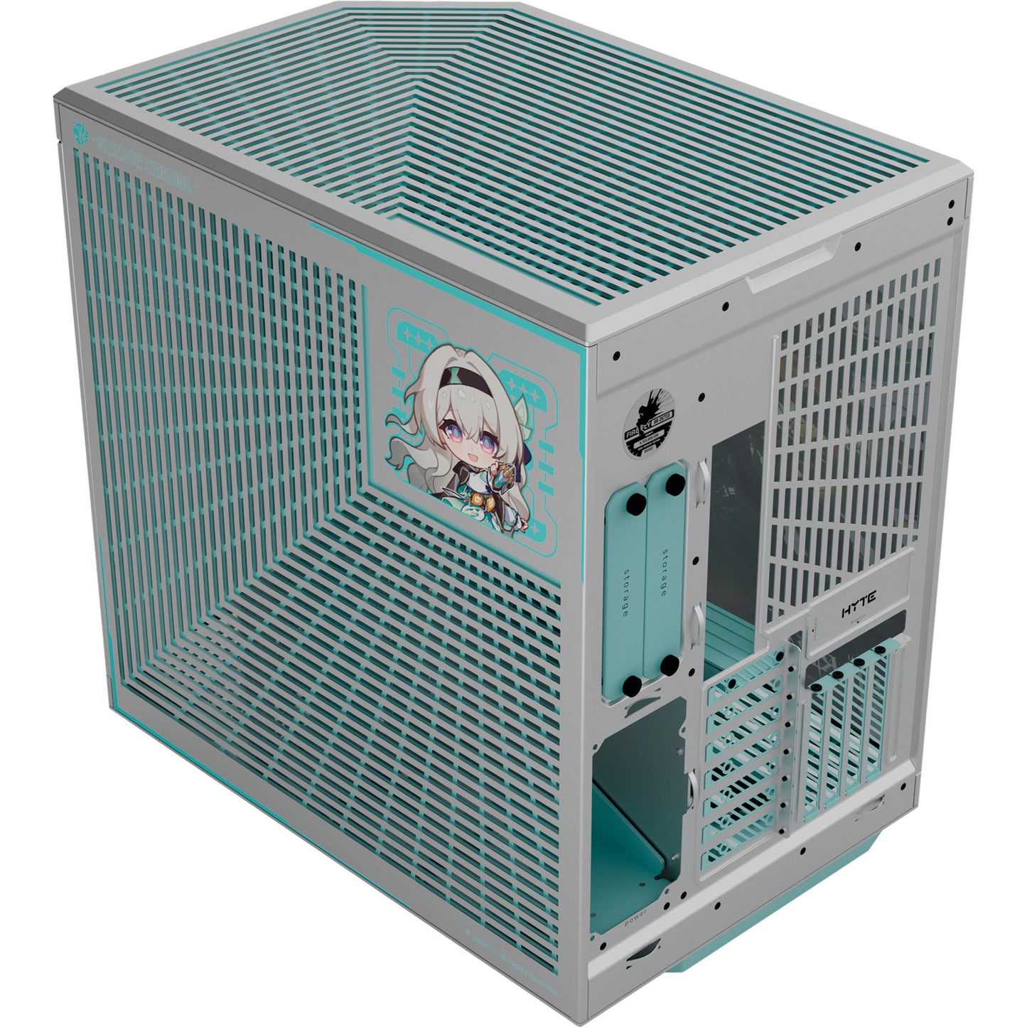 Boîtier tour midi Hyte y70 firefly edition (2x USB-A | 1x USB-C | verre trempé)