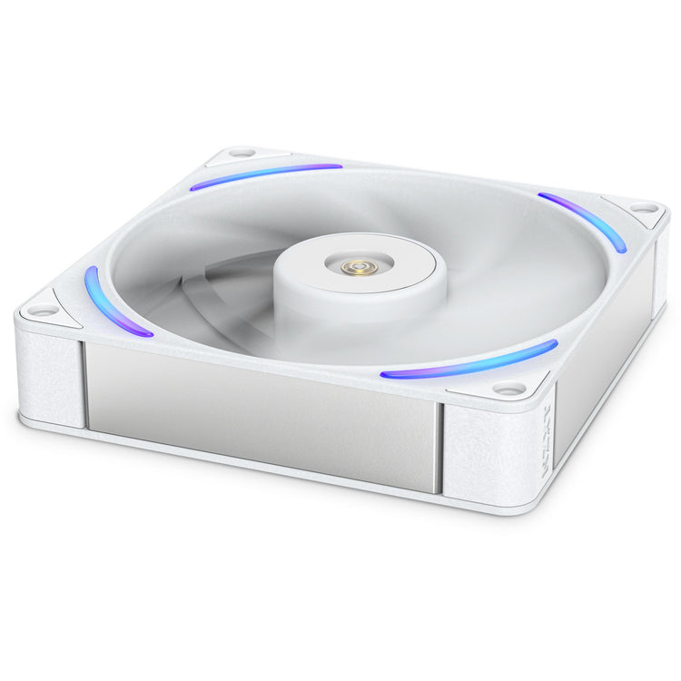 Nzxt f140x ventilateur de boîtier rgb (blanc, 140 x 140 x 30 mm, pwm)