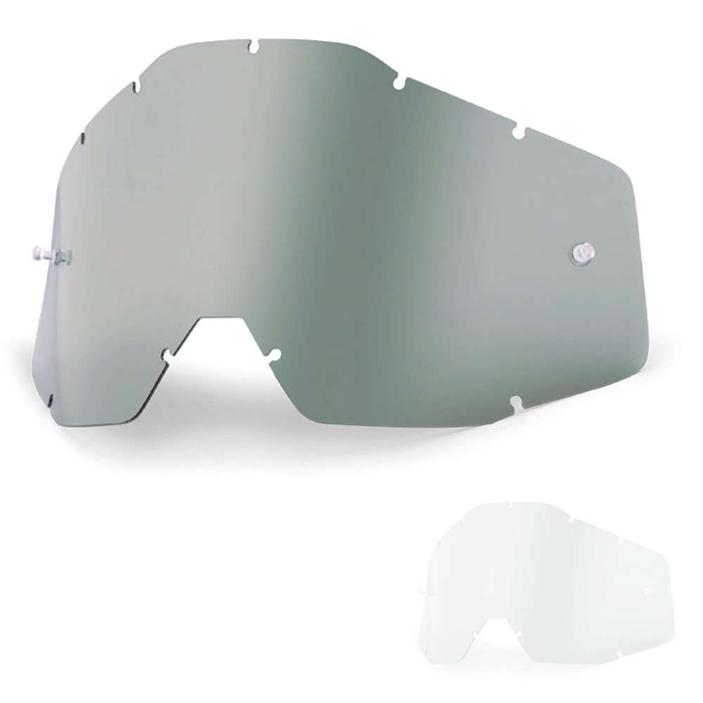 Lentille transparente antibuée 100 % génération 1 (fumée) - lentille de remplacement