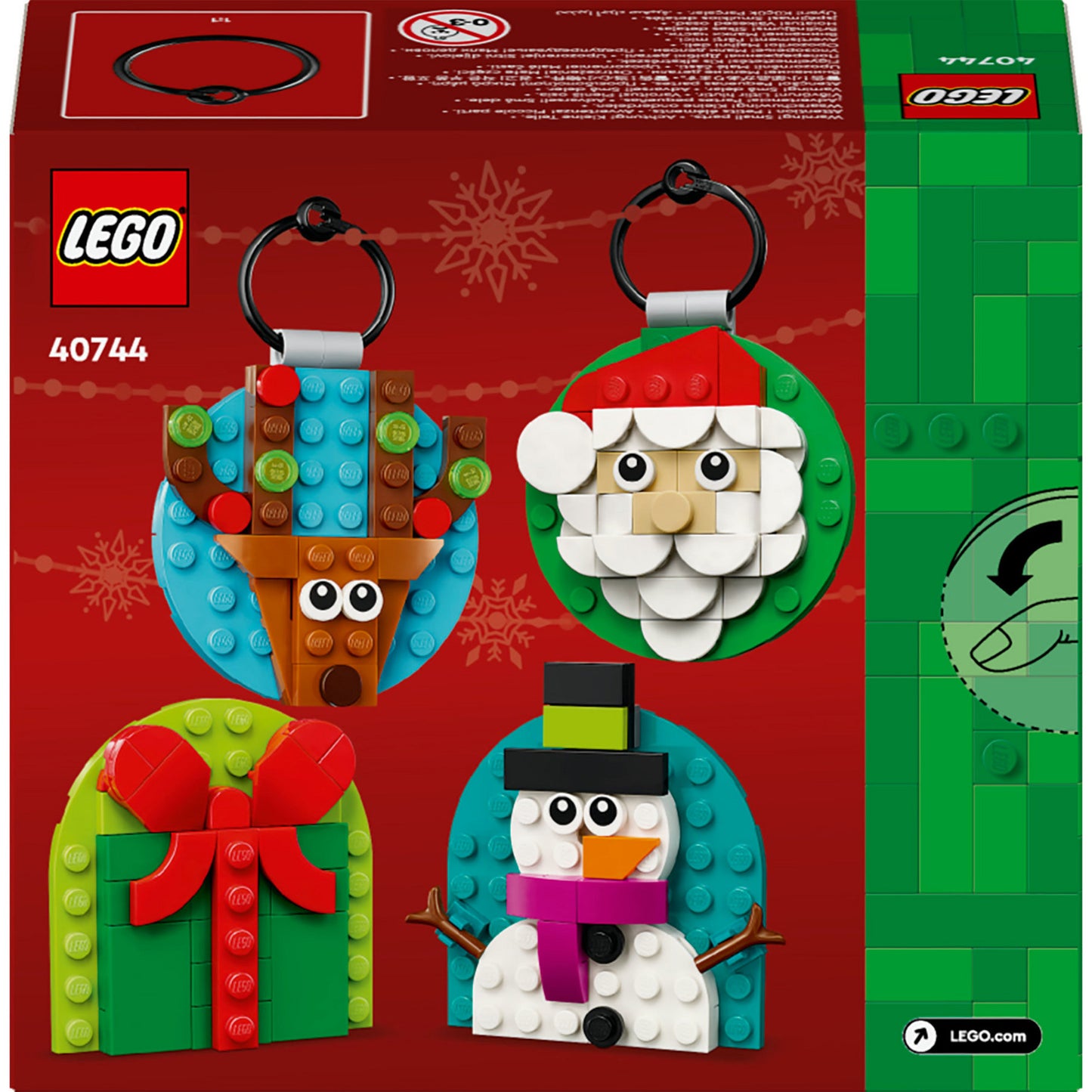 Lego 40744 saisons de jolies décorations de Noël | 2 pièces