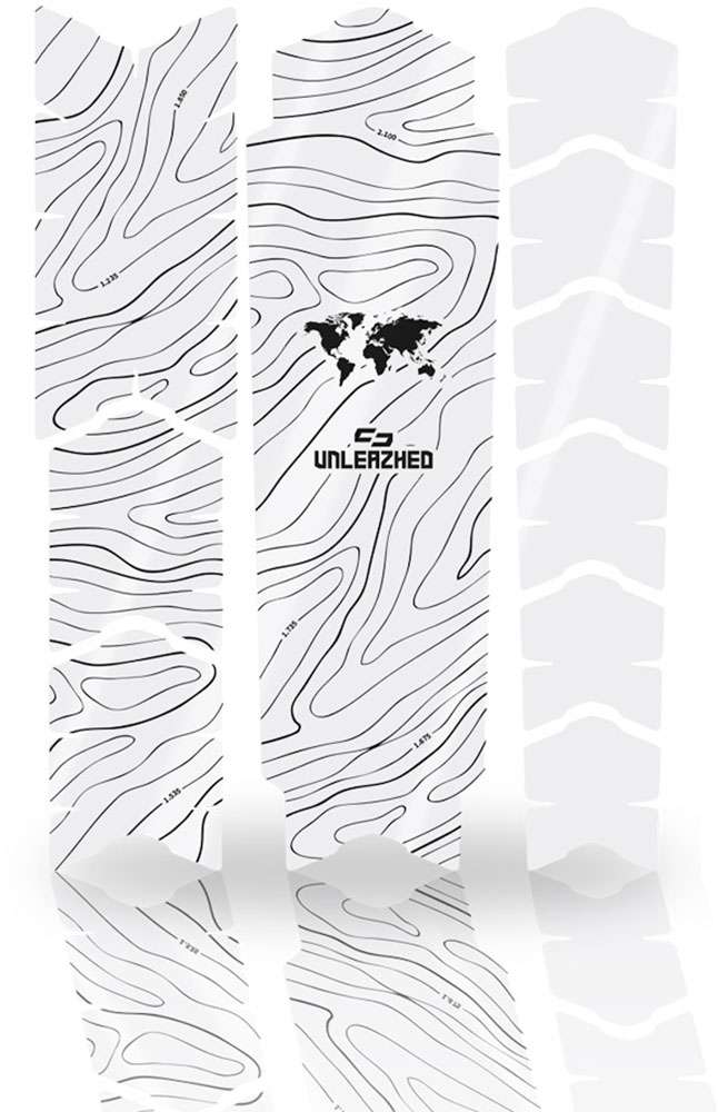 Unleazhed Unscratch - Film de protection du cadre Topolines noir brillant